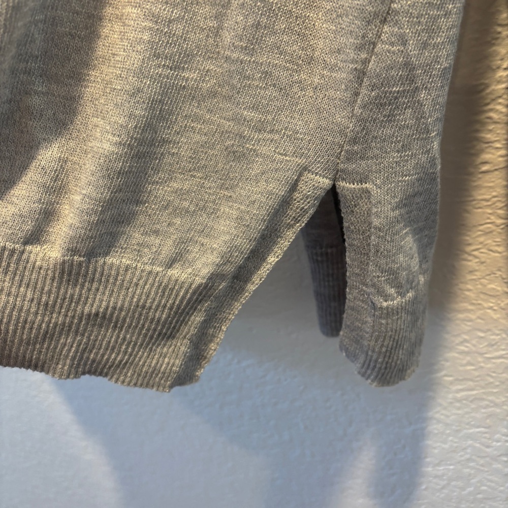 Nine West Light Gray Women’s Open Front Cardigan Sweater XL - Picture 4 of 5